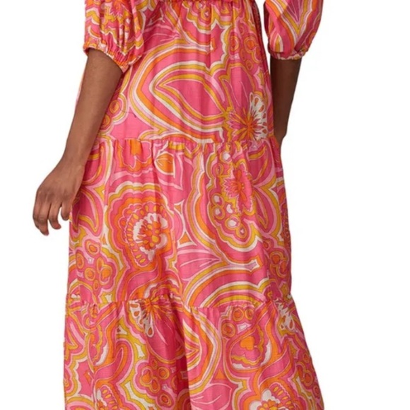 Trina Turk 25th Anniversary Acros Iris Maxi Dress - Size Small - Psyched… - Picture 3 of 16